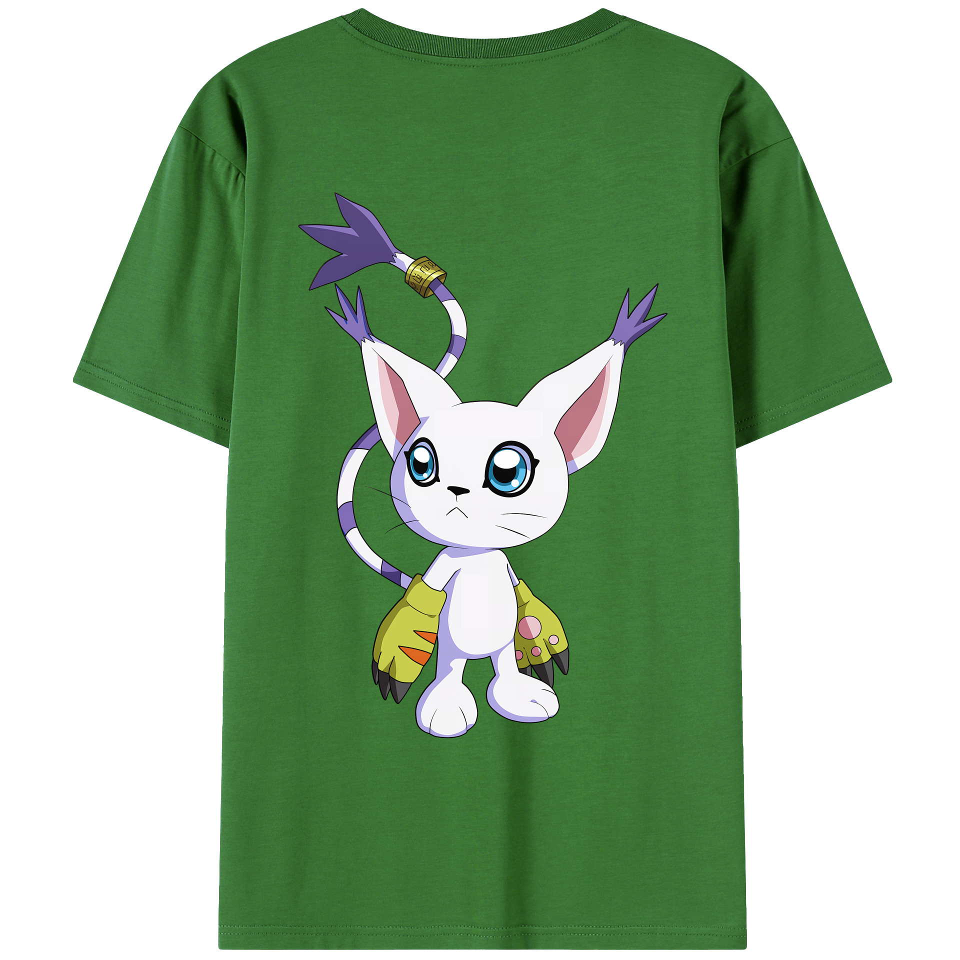 （画像用） Digimon デジタルモンスター/デジモン レディース半袖Tシャツ(バックプリント)